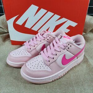 Nike Dunk Low triple pink shoes